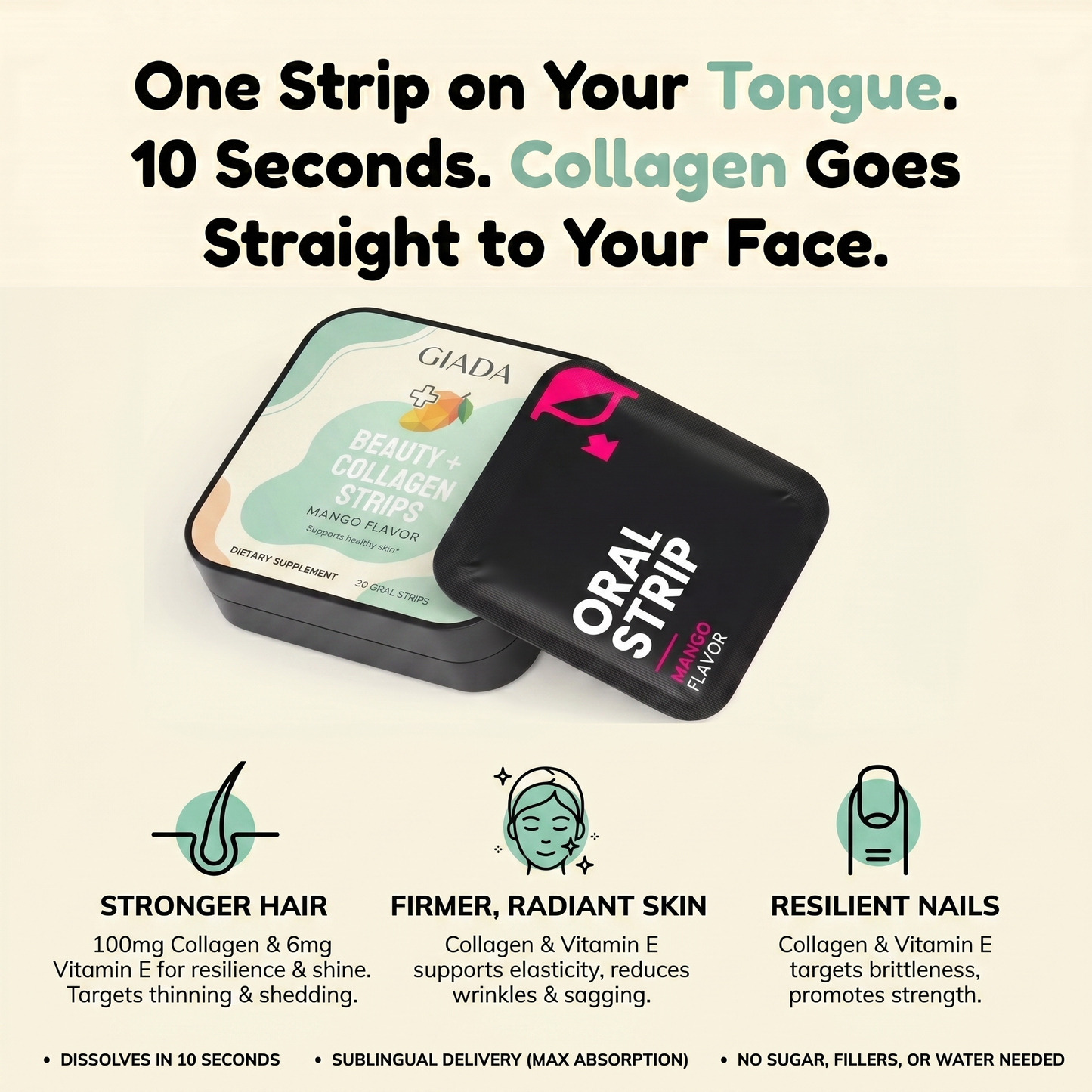 Beauty + Collagen Strips