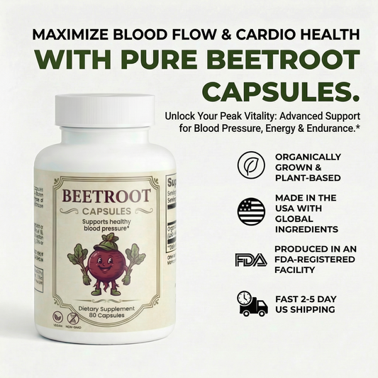 Beetroot Capsules - 30 Day Supply